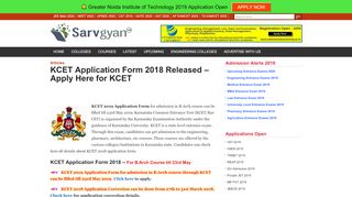 
                            6. KCET Application Form 2018 Released - Apply Here for KCET