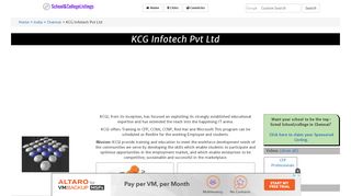 
                            9. KCG Infotech Pvt Ltd, No40, HIET Campus, GST Road, St ...