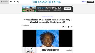 
                            7. KCK school board member Wanda Paige is on district payroll | The ...