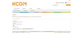 
                            6. Kcom - Log On