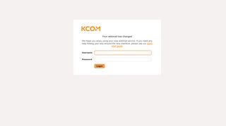 
                            7. KCOM Webmail - Login Page