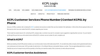 
                            6. KCPL Customer Service Number | Know About KCPL Customer …