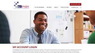 
                            6. KCPSRS Active Member Account Login - Member Portal