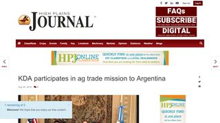 
                            9. KDA participates in ag trade mission to Argentina | Livestock | hpj.com