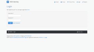 
                            1. KDE Identity - Login