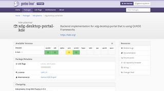 
                            7. kde-plasma/xdg-desktop-portal-kde – Gentoo Packages
