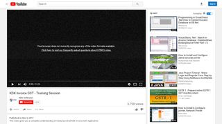 
                            6. KDK Invoice GST - Training Session - YouTube