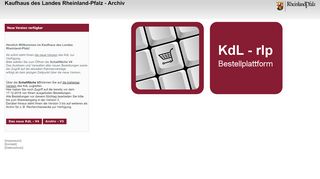 
                            1. KdL-rlp – Bestellplattform