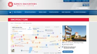 
                            3. KDMC Specialty Clinic - King's Daughters Medical Center