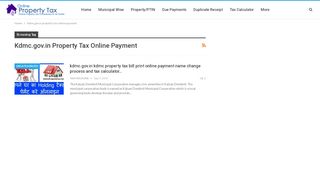 
                            9. kdmc.gov.in property tax online payment Archives ...