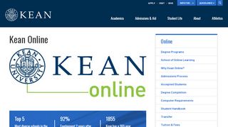 
                            6. Kean Online | Kean University