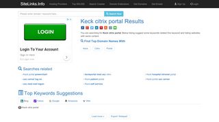 
                            4. Keck citrix portal Results For Websites Listing - SiteLinks.Info