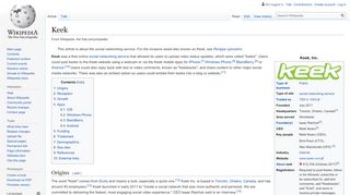 
                            2. Keek - Wikipedia