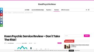 
                            3. Keen Psychic Service Review - Don't Take The Risk ...