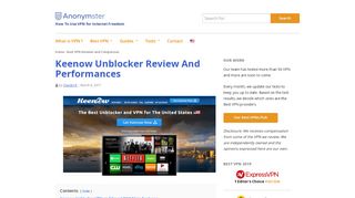 
                            9. Keenow Unblocker Review And Performances - Best VPN