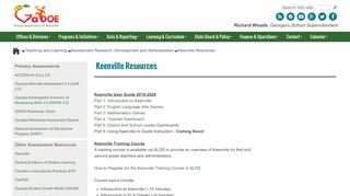 
                            1. Keenville Resources - GaDOE