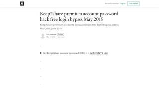 
                            1. Keep2share premium account password hack free …