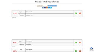 
                            4. keep2share.cc - free accounts, logins and passwords