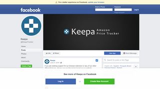 
                            8. Keepa - Posts | Facebook