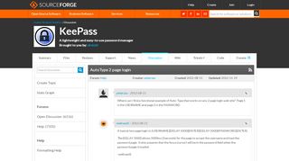 
                            7. KeePass / Discussion / Help:AutoType 2 page login - SourceForge