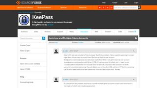 
                            9. KeePass / Discussion / Help:Autotype and Multiple Yahoo Accounts ...
