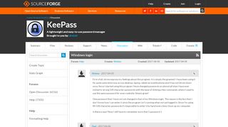 
                            1. KeePass / Discussion / Help:Windows login - …