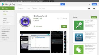 
                            9. KeePassDroid – Apps bei Google Play