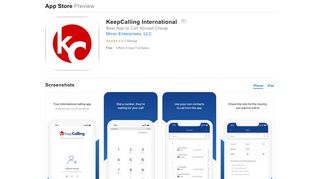 
                            2. ‎KeepCalling – Best Calling App on the App Store