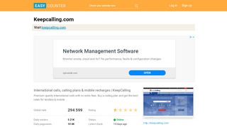 
                            8. Keepcalling.com: International calls, calling plans & …