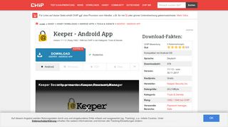 
                            8. Keeper - Android App - Download - CHIP