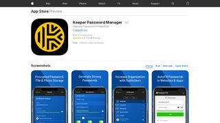 
                            6. ‎Keeper Password Manager on the App Store - apps.apple.com