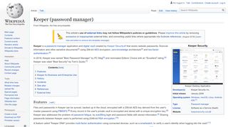 
                            6. Keeper (password manager) - Wikipedia