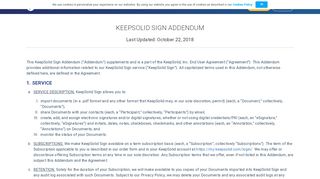 
                            6. KEEPSOLID SIGN ADDENDUM