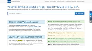 
                            6. Keepvid: Online Video downloader. Download Youtube videos.