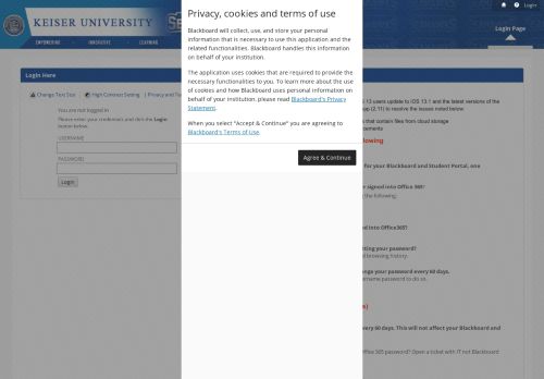 
                            2. Keiser University - Login Here â€“ Blackboard Learn