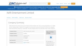 
                            7. Kelfit Entertainment Limited - Irish Company Info - Vision-Net