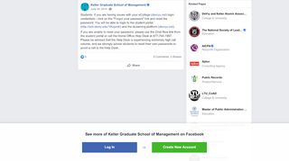 
                            6. Keller Graduate School of Management - facebook.com