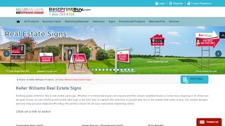 
                            9. Keller Williams Real Estate Signs – Get Noticed!