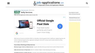 
                            8. Kelly Services Application, Jobs & Careers Online