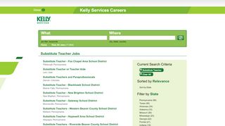 
                            8. Kelly Services Careers - Substitute Teacher Jobs