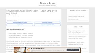 
                            3. kellyservices.mypeoplenet.com - Login Employee …