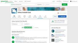 
                            7. Kelsey-Seybold Clinic Employee Benefits and Perks | Glassdoor