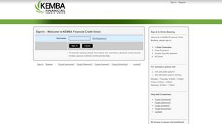 
                            4. KEMBA Financial Online Banking - Kemba Financial Credit ...