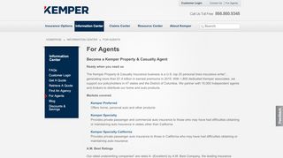 
                            7. Kemper Corporation - For Agents