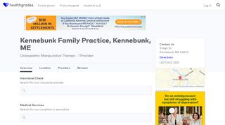 
                            2. Kennebunk Family Practice, Kennebunk, ME, Kennebunk, ME