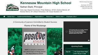 
                            3. Kennesaw Mountain High School - Cobb County School District