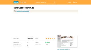 
                            7. Kennwort.osnanet.de: Mein osnatel - Easy Counter