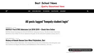 
                            5. kenpoly student login – Best School News