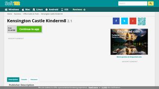 
                            9. Kensington Castle Kinderm8 2.1 Free Download