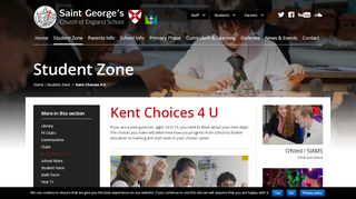 
                            3. Kent Choices 4 U - Saint George's Church of England School